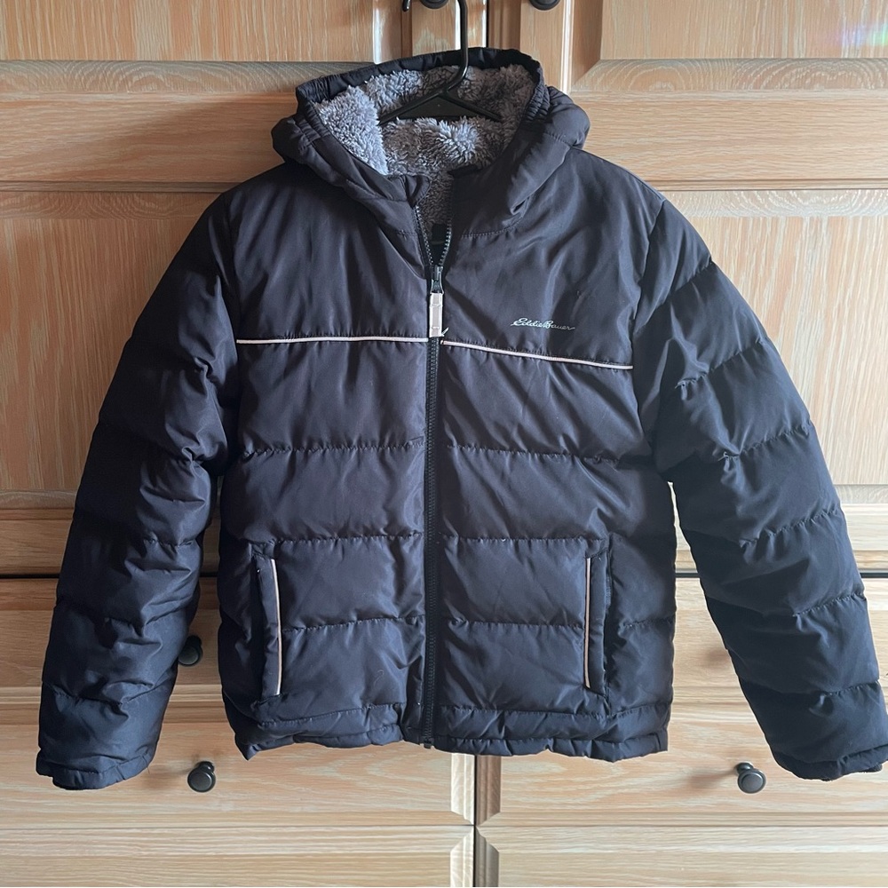 Eddie Bauer Black Puffer Jacket